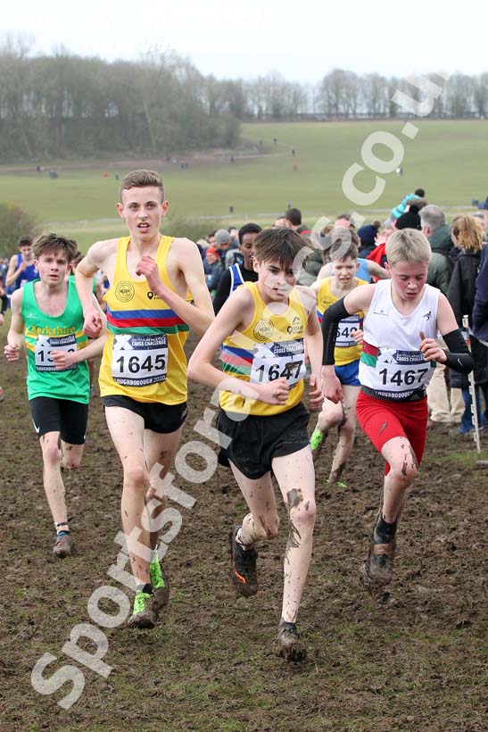 Boys under-15s, 2020 British Athletics Inter Counties Cross Country Champs., Prestwold Hall, Loughborough. Photo: David T. Hewitson/Sports for All Pics